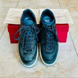 Ferragamo Men’s Leather Sneakers US 7.5